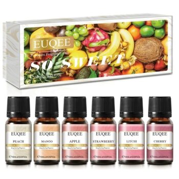 add to cart, euqee fruit perfume oils for humidifier diffuser body care strawberry cherry litchi apple mango